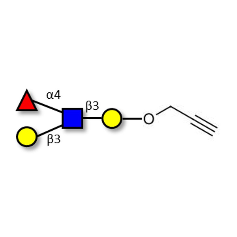 Lewis x (Lex) tetraose grafted on gel for affinity chromatography