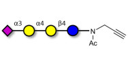 Sialylated globotriose with...