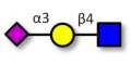 3'-α-sialyl-Acetyl-Lactosamine (3'SIA-LN) Analytical grade - Sialylated triose type 2 (sLex precursor)