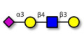 Sialylated tetraose type 2 (>85% NMR)