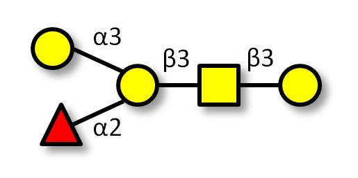 Blood group B antigen pentaose type 4 (>85% NMR)