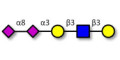 Disialylated pentaose type 1 (>85% NMR)