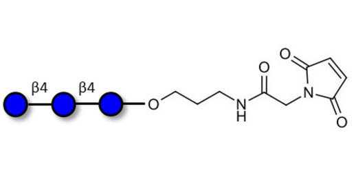 Cellotriose linked to maleimide (Linker-MAL A)