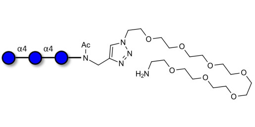 Maltotriose DP3 with free terminal amine (Linker-NH2 C)