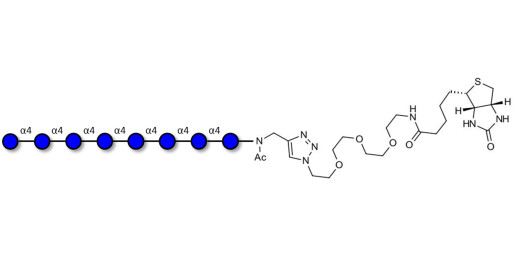 Maltooctaose DP8 linked to biotin (Linker-BT A)
