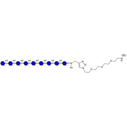 Maltononaose DP9 grafted on gel for affinity chromatography (Linker-GEL A)
