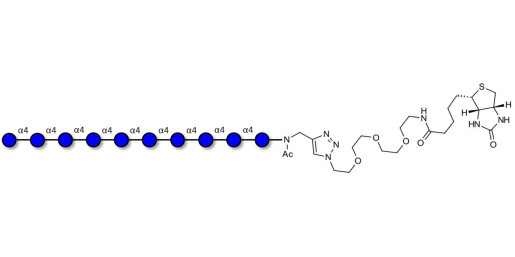 Maltodecaose DP10 linked to biotin (Linker-BT A)