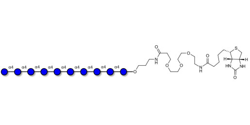 Maltodecaose DP10 linked to biotin (Linker-BT C)