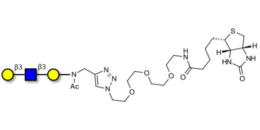 Core type 1 triose linked to biotin (Linker-BT A)