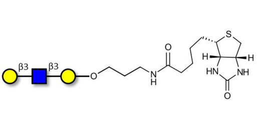 Core type 1 triose linked to biotin (Linker-BT B)