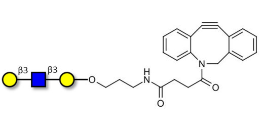 Core type 1 triose with DBCO (Linker-DBCO A)