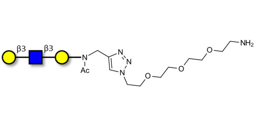 Core type 1 triose with free terminal amine (Linker-NH2 B)