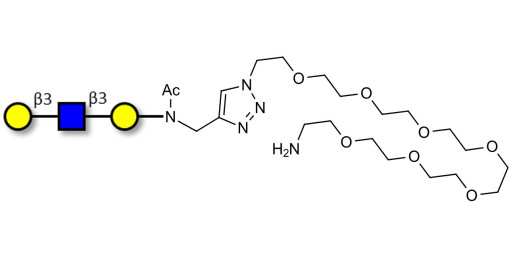Core type 1 triose with free terminal amine (Linker-NH2 C)