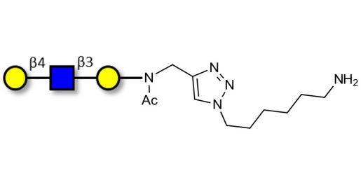 Core type 2 triose with free terminal amine (Linker-NH2 D)