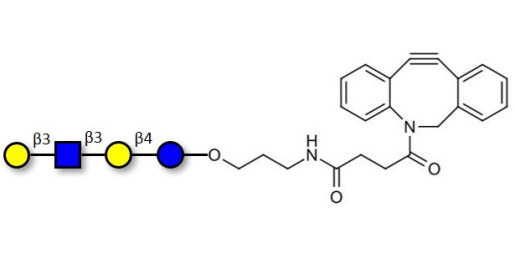 Lacto-N-tetraose (LNT) with DBCO (Linker-DBCO A) - LNT