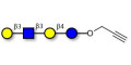 Lacto-N-tetraose (LNT) with terminal alkyne (Linker-CΞCH B) - LNT