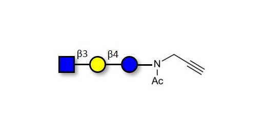 Lacto-N-Triose (LNT2) with terminal alkyne (Linker-CΞCH A) - LNT2; LNTII