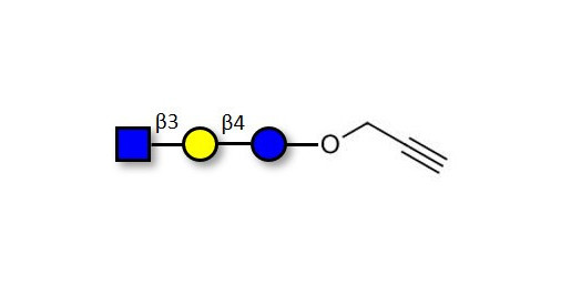 Lacto-N-Triose (LNT2) with terminal alkyne (Linker-CΞCH B) - LNT2; LNTII