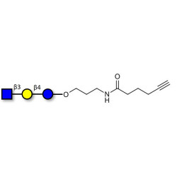 Lacto-N-Triose (LNT2) with terminal alkyne (Linker-CΞCH C)