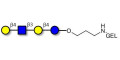 Lacto-N-neotetraose (LNnT / neo-LNT) grafted on gel for affinity chromatography (Linker-GEL B)