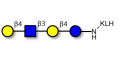 Lacto-N-neotetraose (LNnT / neo-LNT) grafted on KLH