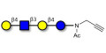 Lacto-N-neotetraose (LNnT / neo-LNT) with terminal alkyne (Linker-CΞCH A) - GLY021-NPR