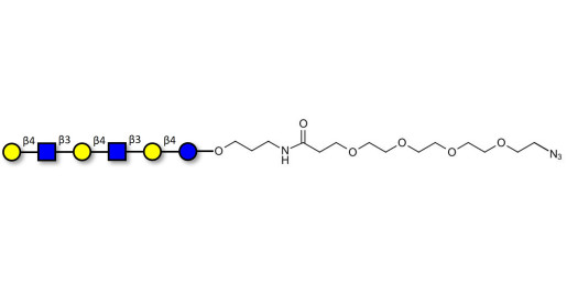 Para-Lacto-N-neohexaose (Para-LNnH) with terminal azide (Linker-N3 A)