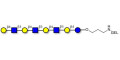 Lacto-N-neooctaose (LNnO) grafted on gel for affinity chromatography (Linker-GEL B)