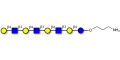 Lacto-N-neooctaose (LNnO) with free terminal amine (Linker-NH2 A)