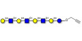 Lacto-N-neooctaose (LNnO) with terminal alkyne (Linker-CΞCH B)