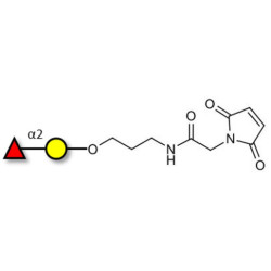 Blood group H antigen disaccharide linked to maleimide (Linker-MAL A)
