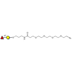 Blood group H antigen disaccharide with terminal azide (Linker-N3 A)