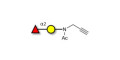 Blood group H antigen disaccharide with terminal alkyne (Linker-CΞCH A)