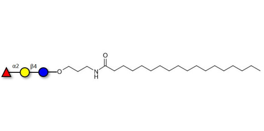 Blood group H antigen triose type 6 / 2’-Fucosyllactose (2'-FL) with stearic chain (Linker-STEA A)