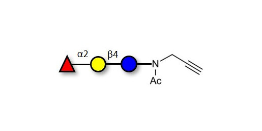 Blood group H antigen triose type 6 / 2’-Fucosyllactose (2'-FL) with terminal alkyne (Linker-CΞCH A) - GLY031-3-NPR