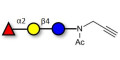 Blood group H antigen triose type 6 / 2’-Fucosyllactose (2'-FL) with terminal alkyne (Linker-CΞCH A) - GLY031-3-NPR