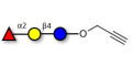 Blood group H antigen triose type 6 / 2’-Fucosyllactose (2'-FL) with terminal alkyne (Linker-CΞCH B)