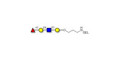 Blood group H antigen tetraose type 2 grafted on gel for affinity chromatography (Linker-GEL B)