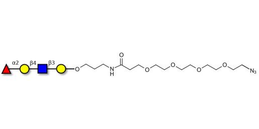 Blood group H antigen tetraose type 2 with terminal azide (Linker-N3 A)