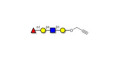 Blood group H antigen tetraose type 2 with terminal alkyne (Linker-CΞCH B)