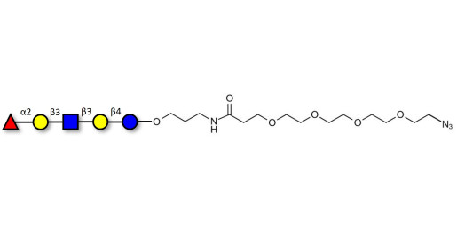 Lacto-N-fucopentaose I (LNFP I) / Blood group H antigen pentaose type 1 with terminal azide (Linker-N3 A)
