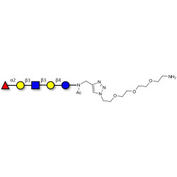 Lacto-N-fucopentaose I (LNFP I) / Blood group H antigen pentaose type 1 with free terminal amine (Linker-NH2 B)