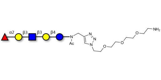 Lacto-N-fucopentaose I (LNFP I) / Blood group H antigen pentaose type 1 with free terminal amine (Linker-NH2 B)