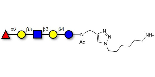 Lacto-N-fucopentaose I (LNFP I) / Blood group H antigen pentaose type 1 with free terminal amine (Linker-NH2 D)