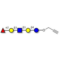 Lacto-N-fucopentaose I (LNFP I) / Blood group H antigen pentaose type 1 with terminal alkyne (Linker-CΞCH B)