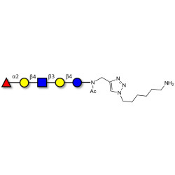 Blood group H antigen pentaose type 2 / Lacto-N-neofucopentaose I (LnNFP I) with free terminal amine (Linker-NH2 D)