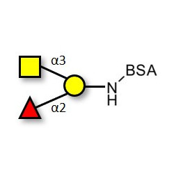 Blood group A antigen triose grafted on BSA