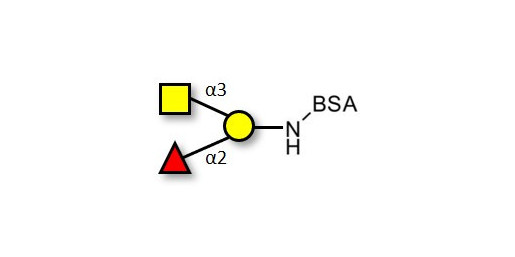 Blood group A antigen triose grafted on BSA