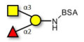 Blood group A antigen triose grafted on BSA
