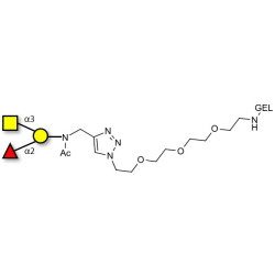 Blood group A antigen triose grafted on gel for affinity chromatography (Linker-GEL A)